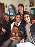 FABRIZIO CON FAMIGLIA E COOPER - FEBBRAIO 2016